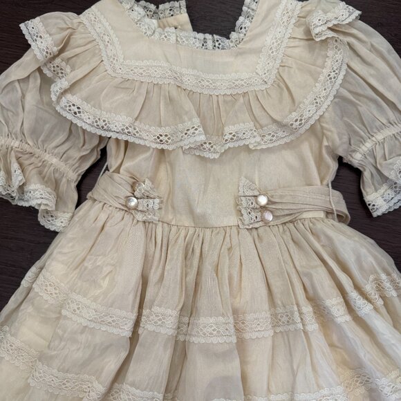 NWT Noralee Clementine Dress in Champagne - Picture 3 of 4